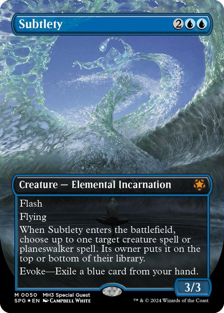 Subtlety (Borderless) (Textured Foil) 50 card from Special Guests