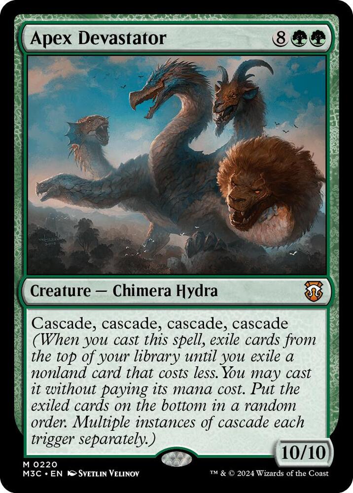 Apex Devastator 220 card from Commander: Modern Horizons 3