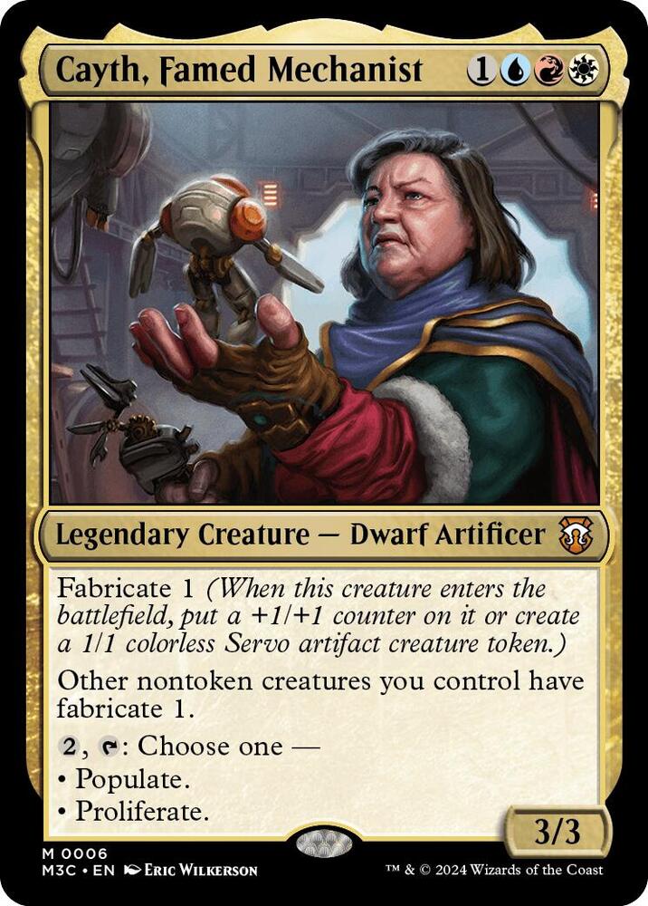 Cayth, Famed Mechanist 6 card from Commander: Modern Horizons 3