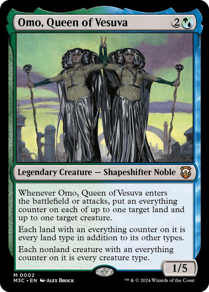 Omo, Queen of Vesuva 2 card from Commander: Modern Horizons 3