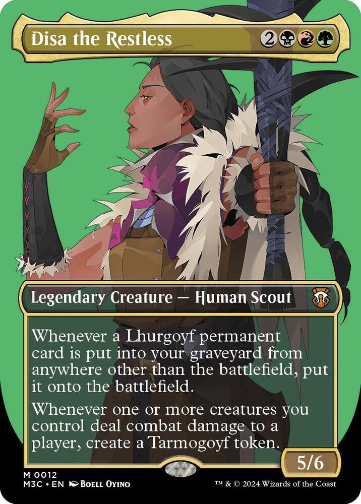 Disa the Restless (Borderless) 12 card from Commander: Modern Horizons 3