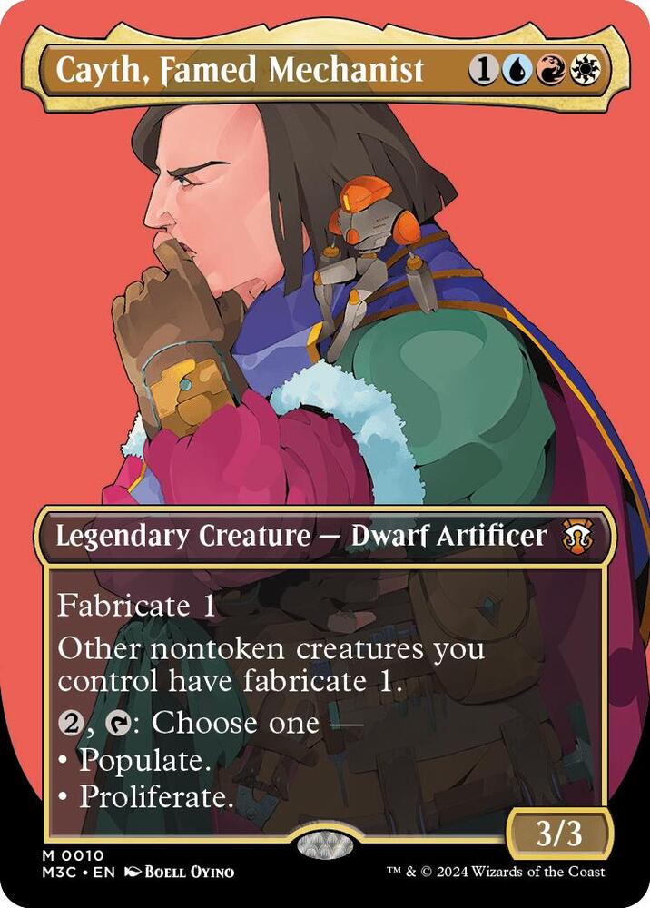 Cayth, Famed Mechanist (Borderless) 10 card from Commander: Modern Horizons 3