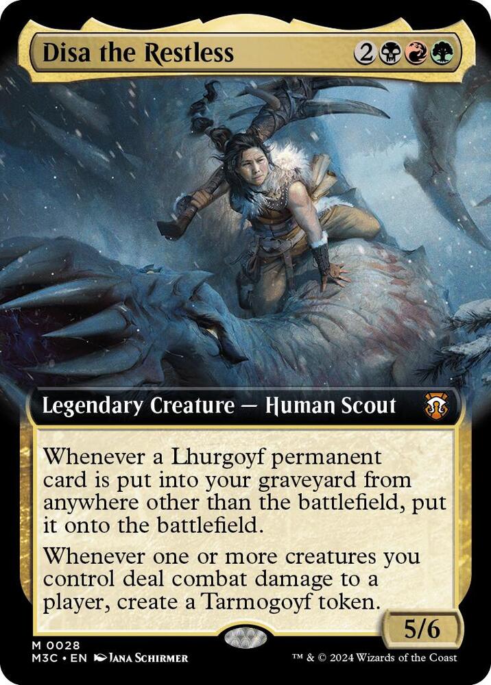 Disa the Restless (Extended Art) 28 card from Commander: Modern Horizons 3