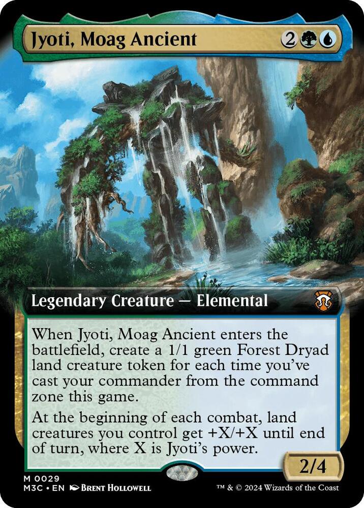 Jyoti, Moag Ancient (Extended Art) 29 card from Commander: Modern Horizons 3