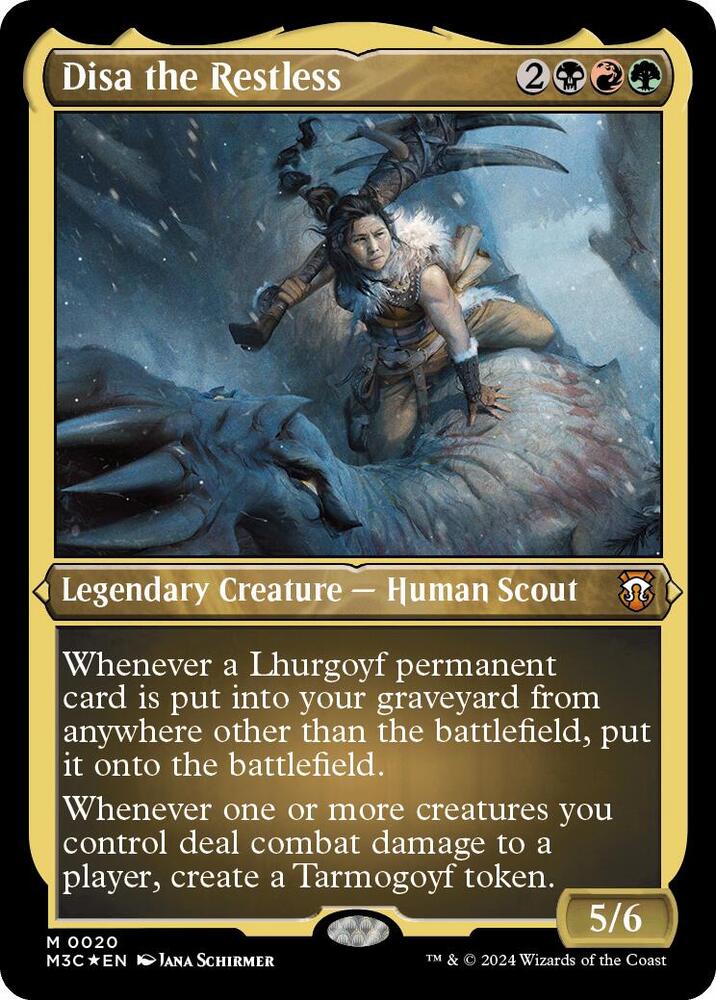 Disa the Restless (Foil Etched) 20 card from Commander: Modern Horizons 3