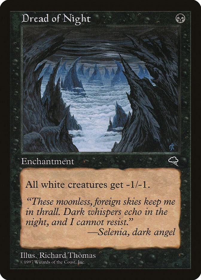 Dread of Night 130 card from Tempest