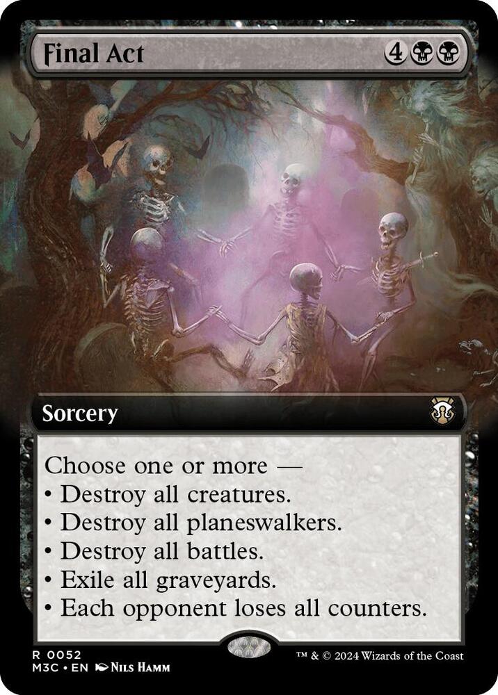 Final Act (Extended Art) (Ripple Foil) 52 card from Commander: Modern Horizons 3