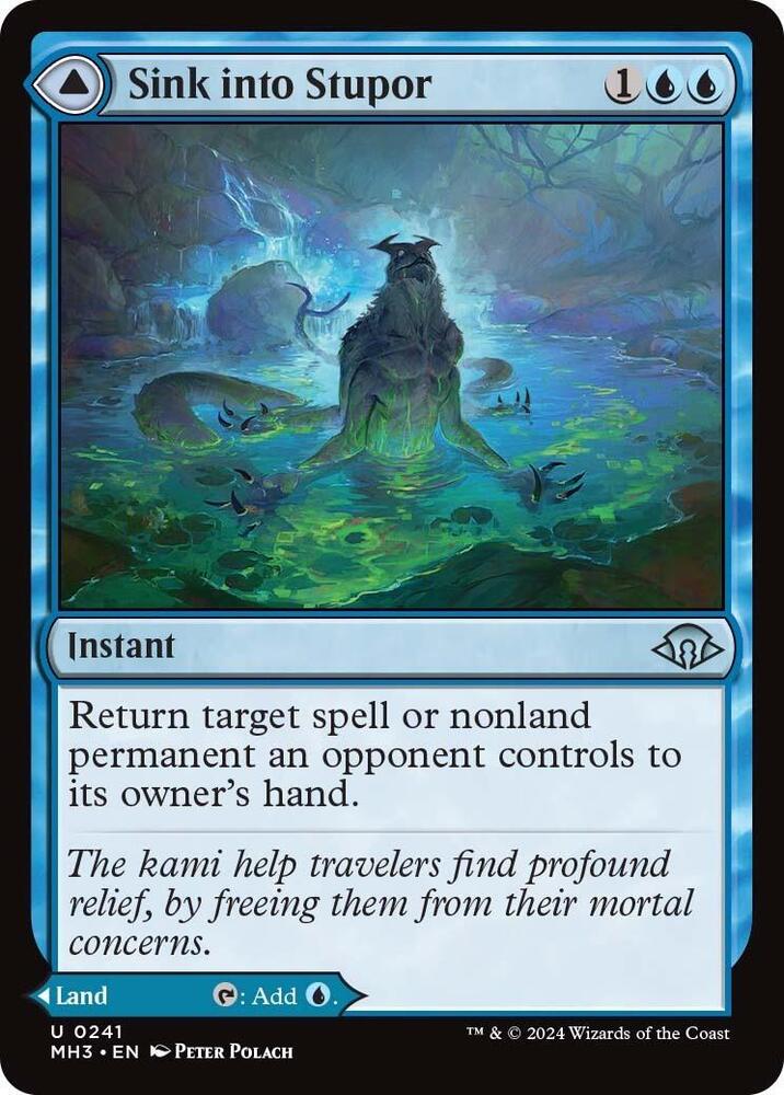 Sink into Stupor 241 card from Modern Horizons 3