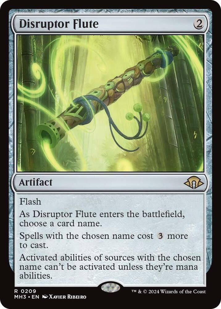 Disruptor Flute 209 card from Modern Horizons 3