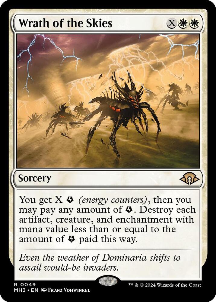 Wrath of the Skies 49 card from Modern Horizons 3
