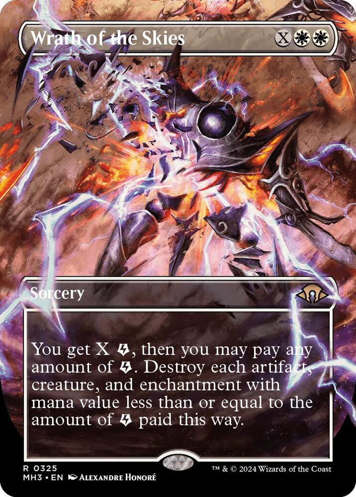 Wrath of the Skies (Borderless) 325 card from Modern Horizons 3
