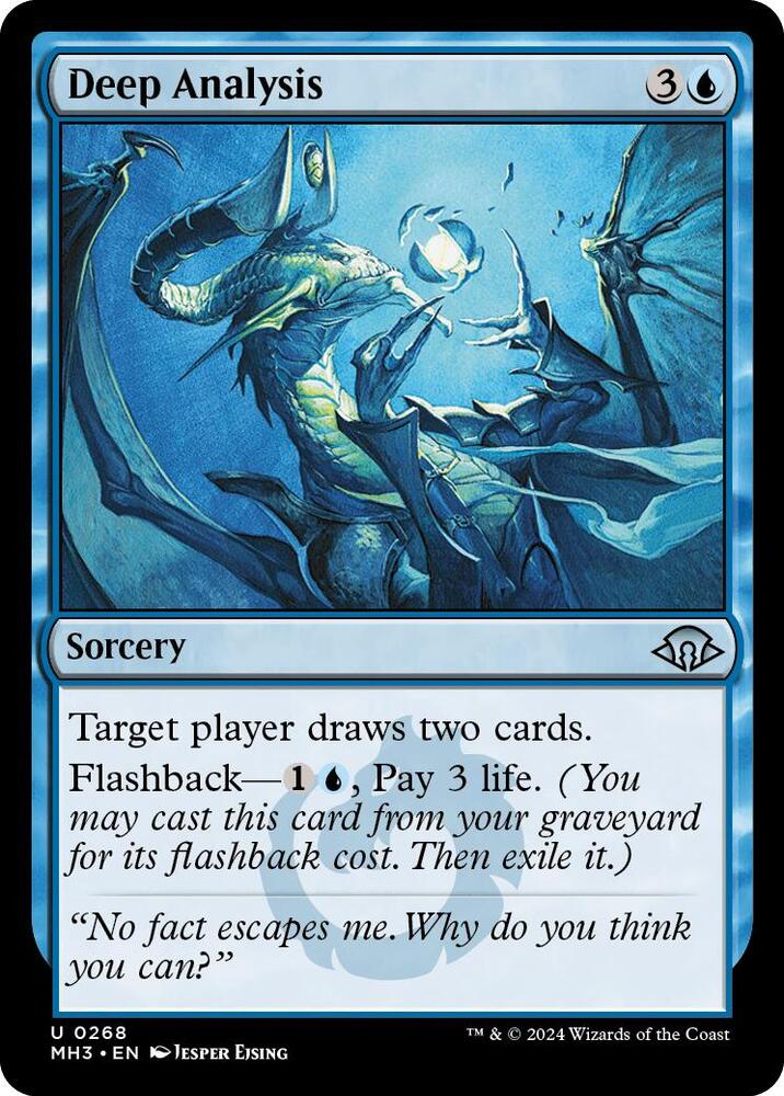 Deep Analysis 268 card from Modern Horizons 3
