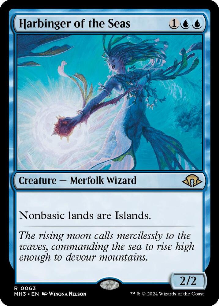 Harbinger of the Seas 63 card from Modern Horizons 3