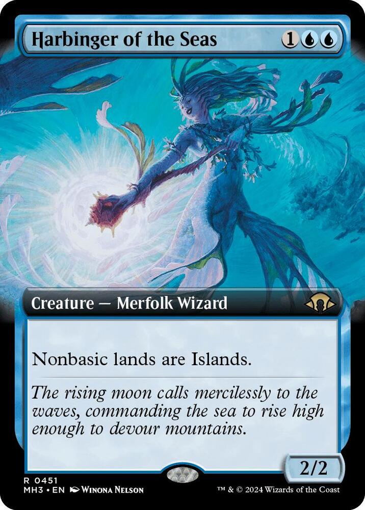 Harbinger of the Seas (Extended Art) 451 card from Modern Horizons 3