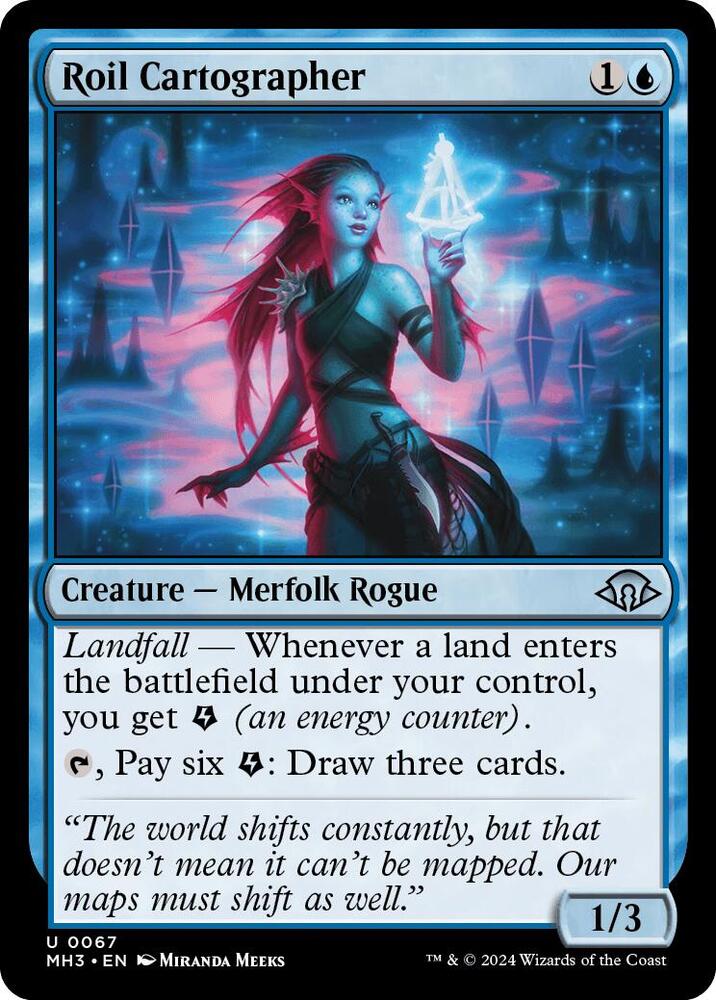 Roil Cartographer 67 card from Modern Horizons 3
