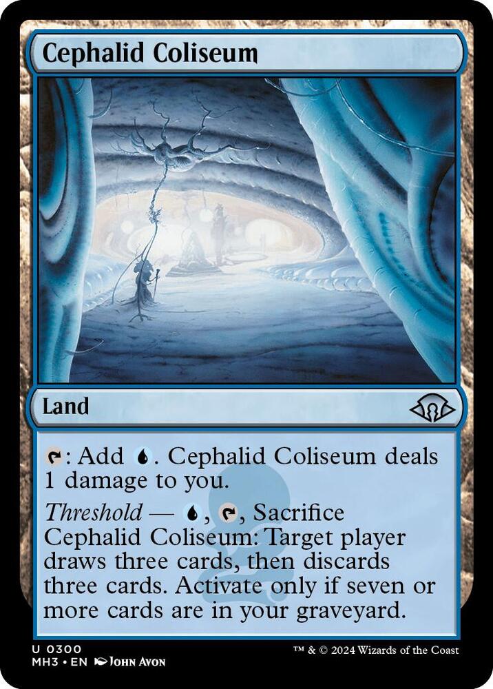 Cephalid Coliseum 300 card from Modern Horizons 3