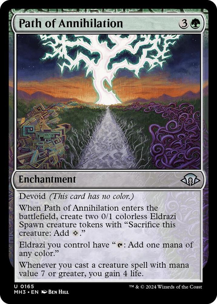 Path of Annihilation 165 card from Modern Horizons 3