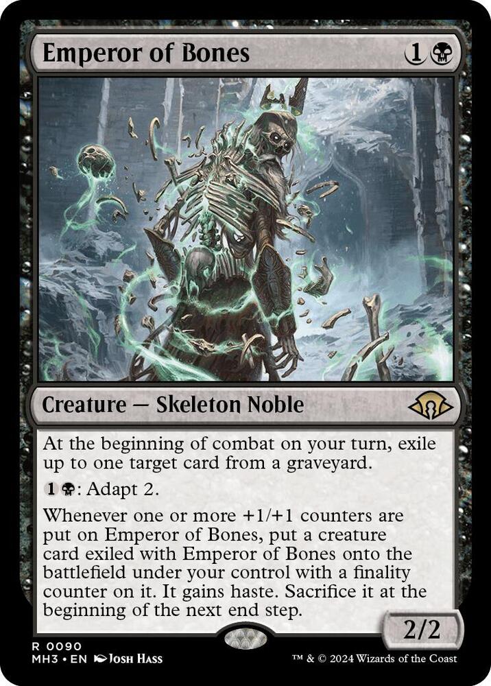 Emperor of Bones 90 card from Modern Horizons 3