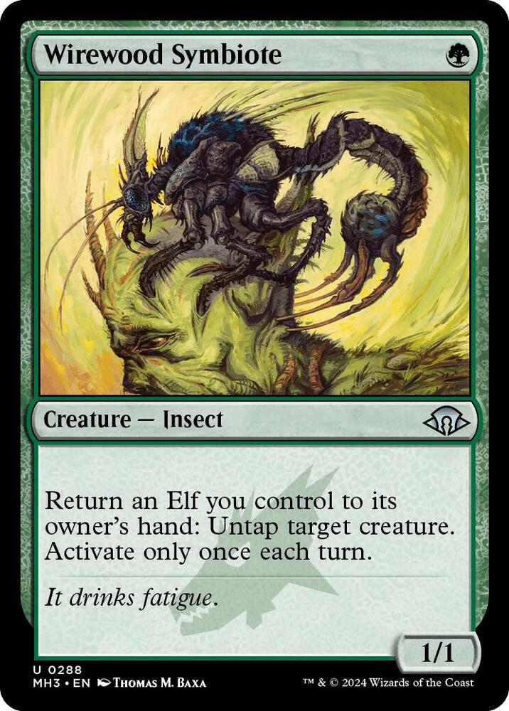 Wirewood Symbiote 288 card from Modern Horizons 3