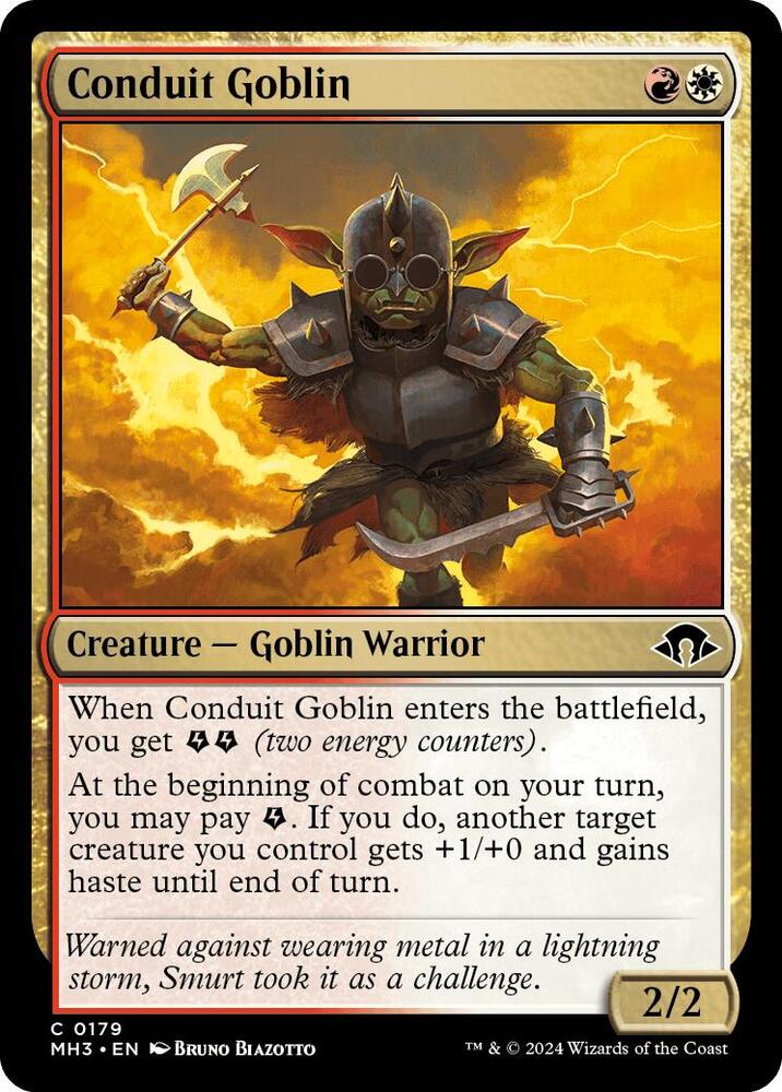 Conduit Goblin 179 card from Modern Horizons 3