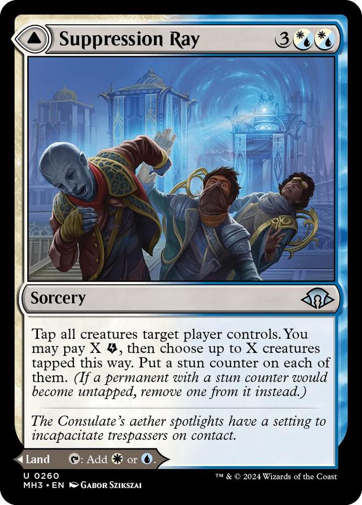 Suppression Ray 260 card from Modern Horizons 3