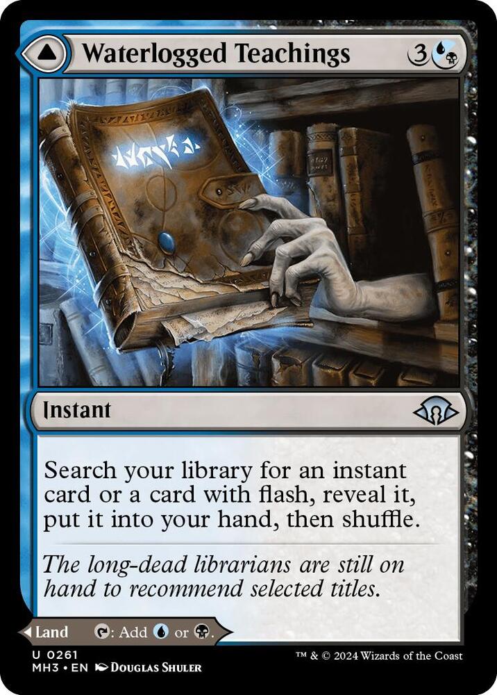 Waterlogged Teachings 261 card from Modern Horizons 3