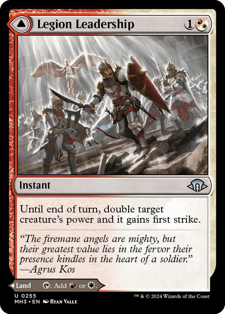 Legion Leadership 255 card from Modern Horizons 3