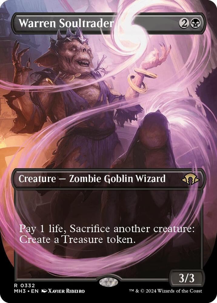 Warren Soultrader (Borderless) 332 card from Modern Horizons 3