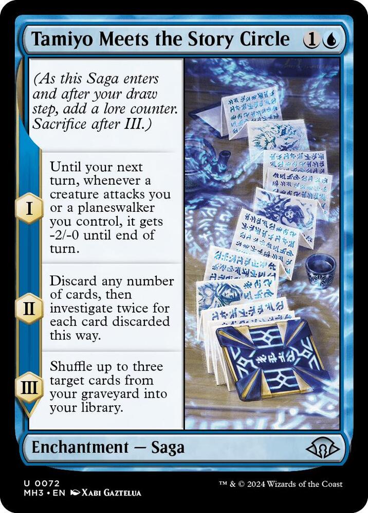 Tamiyo Meets the Story Circle 72 card from Modern Horizons 3