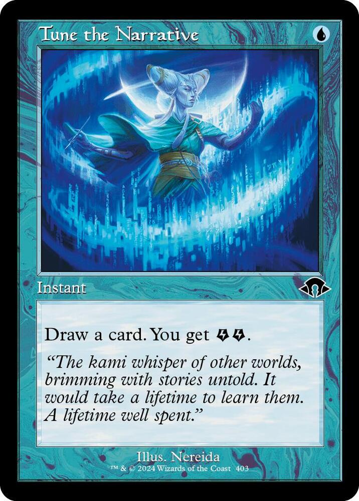 Tune the Narrative (Retro Frame) 403 card from Modern Horizons 3