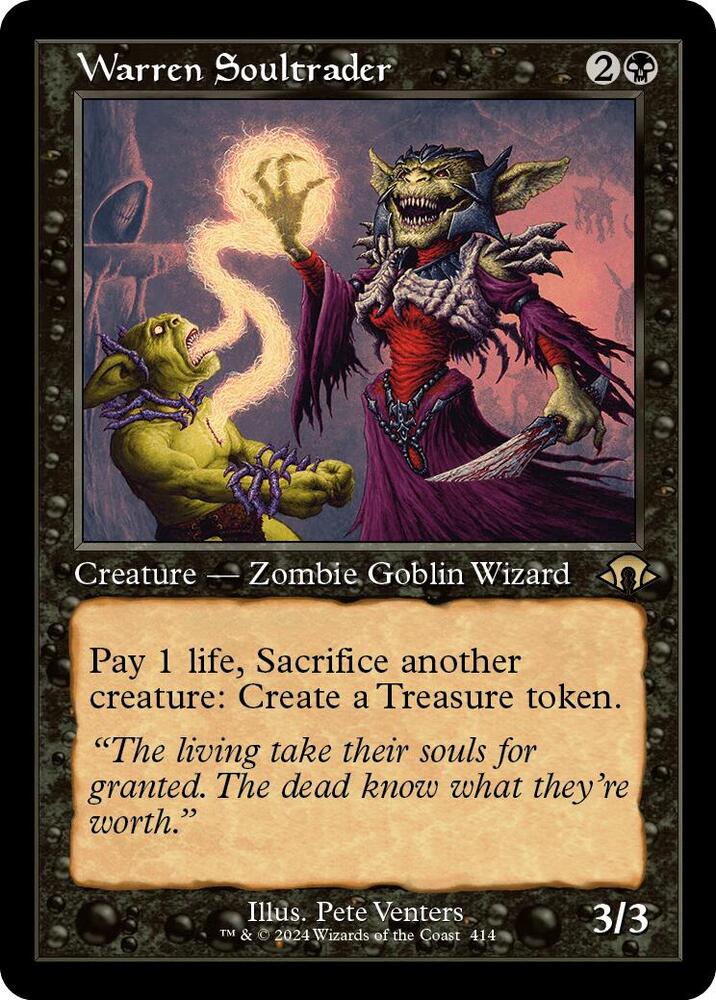 Warren Soultrader (Retro Frame) 414 card from Modern Horizons 3