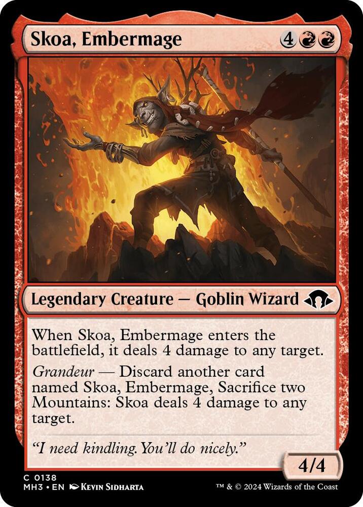 Skoa, Embermage 138 card from Modern Horizons 3