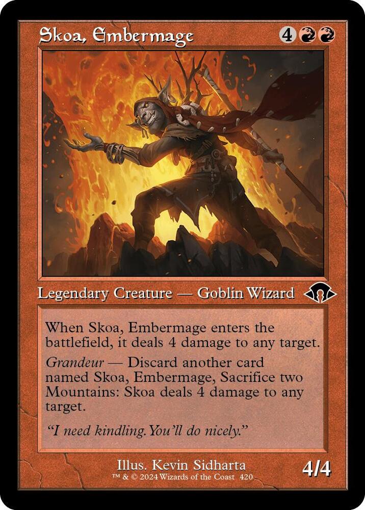 Skoa, Embermage (Retro Frame) 420 card from Modern Horizons 3
