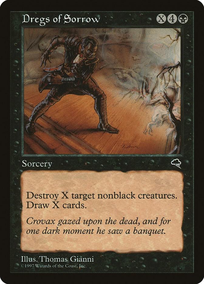 Dregs of Sorrow 131 card from Tempest