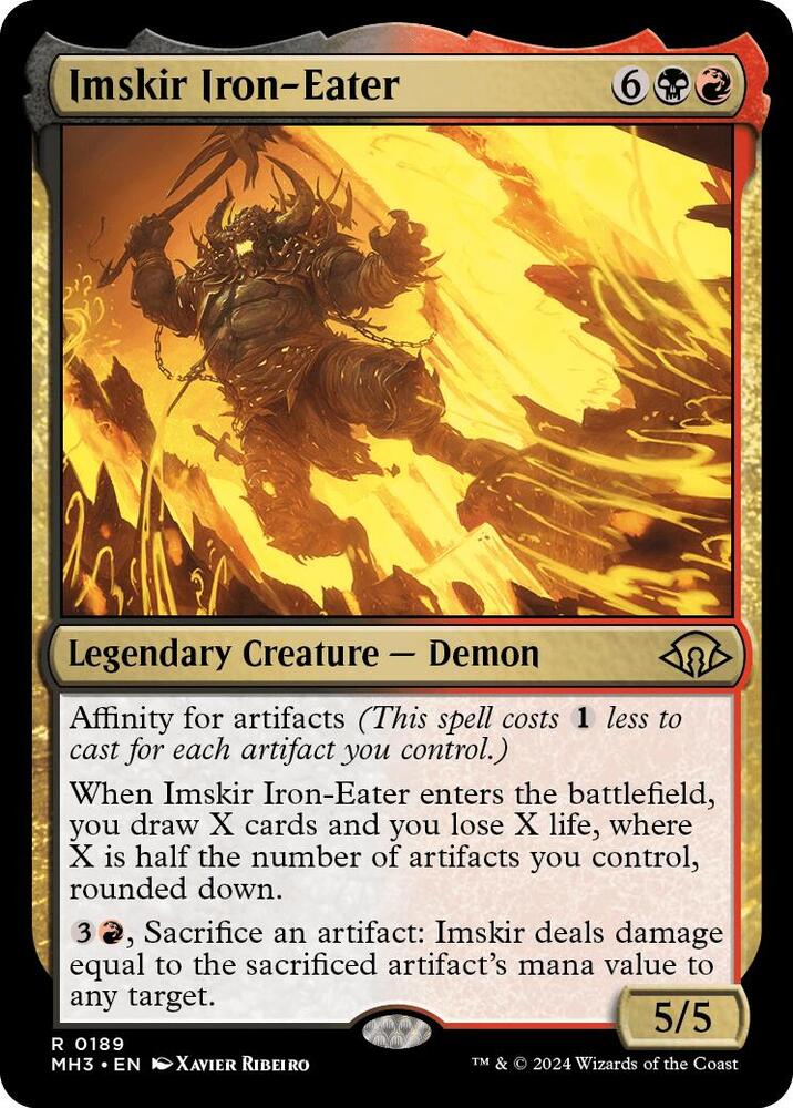 Imskir Iron-Eater 189 card from Modern Horizons 3