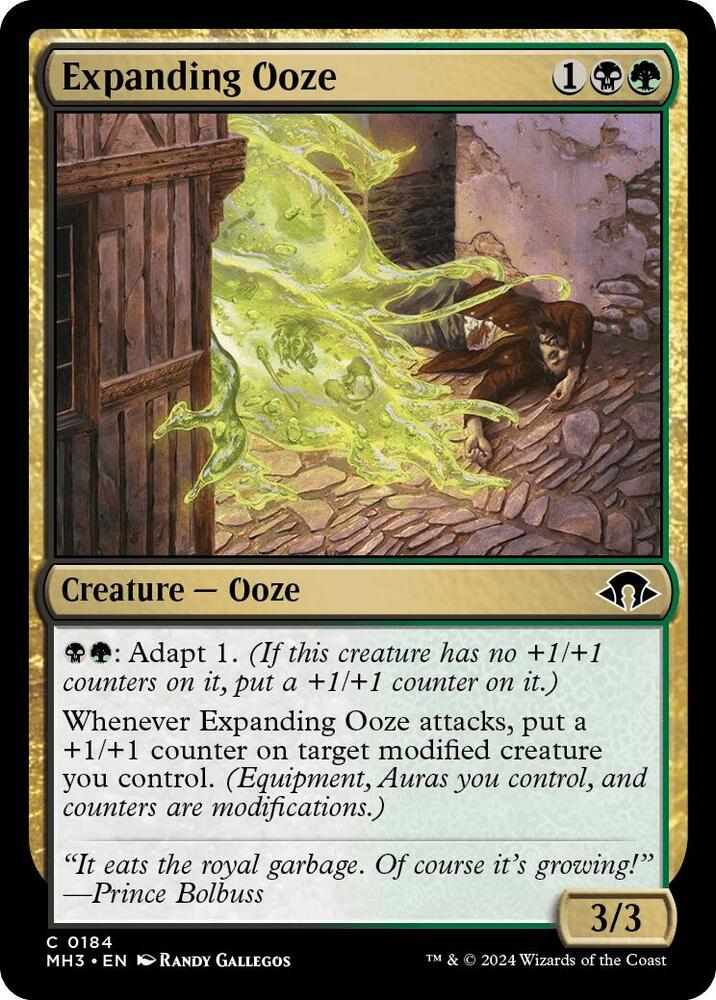 Expanding Ooze 184 card from Modern Horizons 3