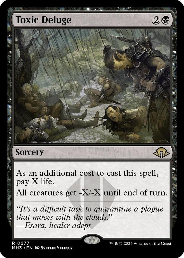 Toxic Deluge 277 card from Modern Horizons 3