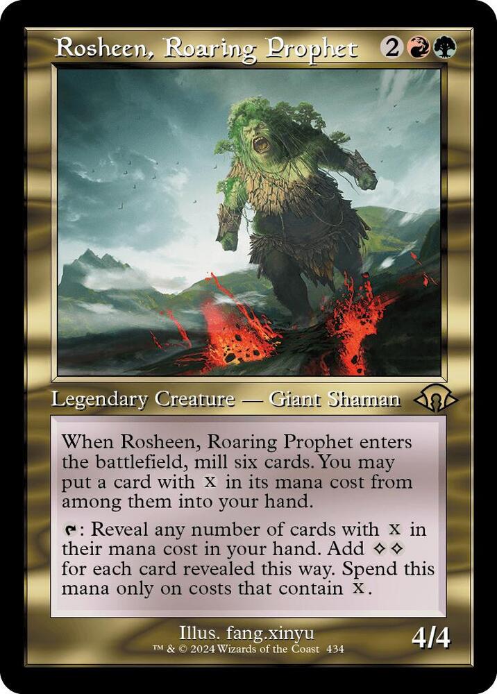 Rosheen, Roaring Prophet (Retro Frame) 434 card from Modern Horizons 3