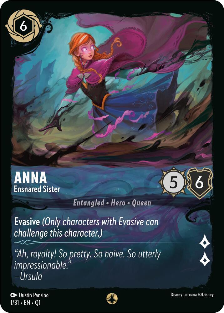 Anna - Ensnared Sister 1/31 card from Illumineer's Quest: Deep Trouble