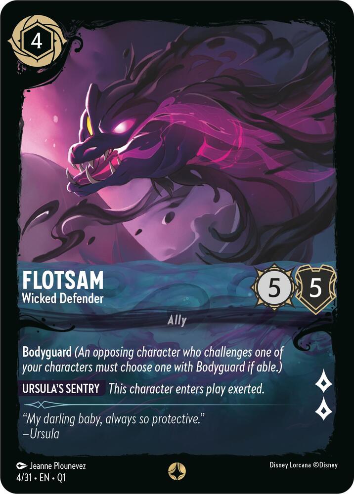 Flotsam - Wicked Defender 4/31 card from Illumineer's Quest: Deep Trouble