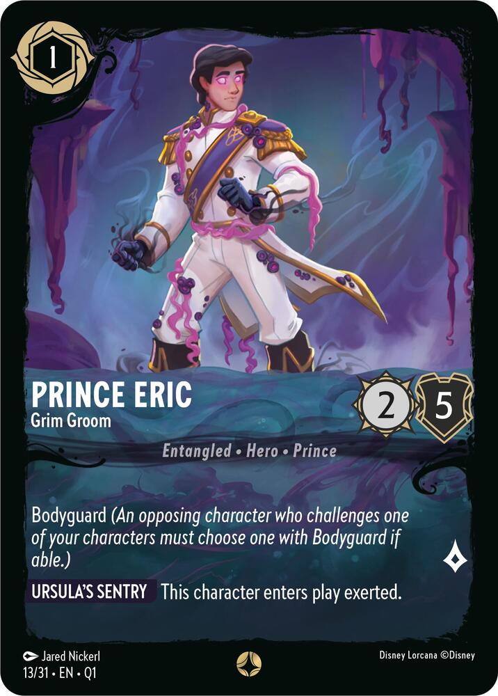 Prince Eric - Grim Groom 13/31 card from Illumineer's Quest: Deep Trouble