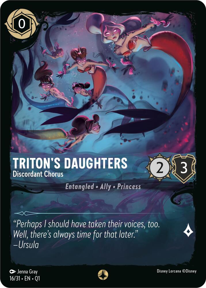 Triton's Daughters - Discordant Chorus 16/31 card from Illumineer's Quest: Deep Trouble