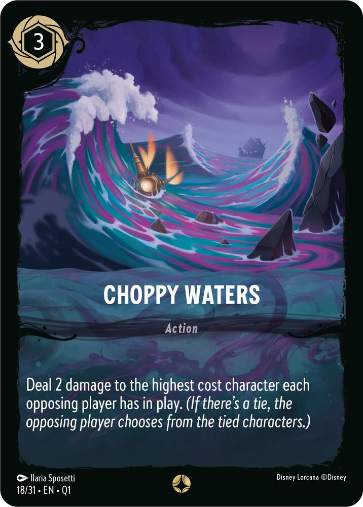Choppy Waters 18/31 card from Illumineer's Quest: Deep Trouble