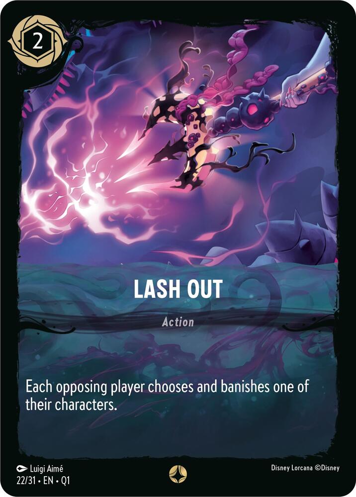 Lash Out 22/31 card from Illumineer's Quest: Deep Trouble