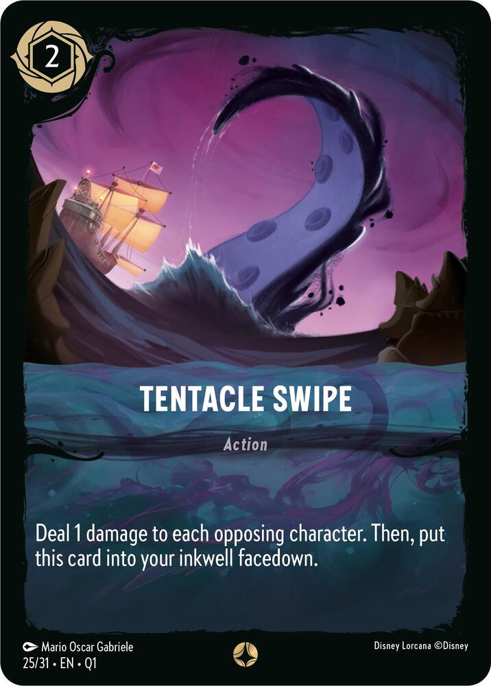 Tentacle Swipe 25/31 card from Illumineer's Quest: Deep Trouble