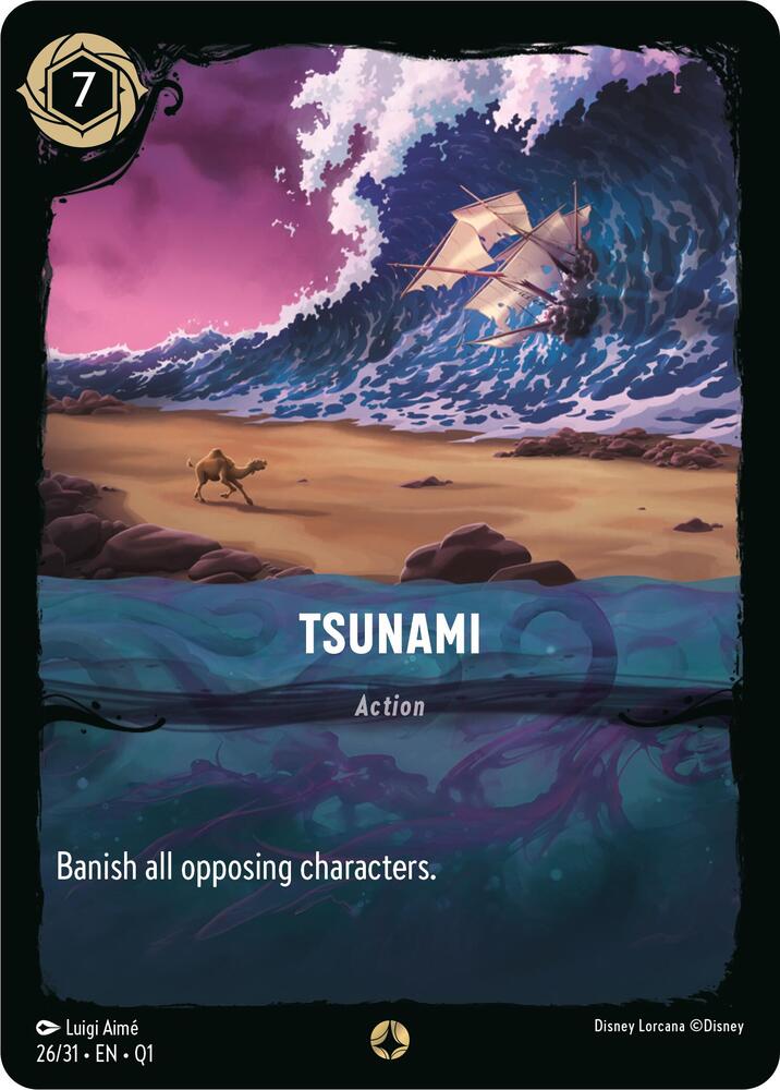 Tsunami 26/31 card from Illumineer's Quest: Deep Trouble
