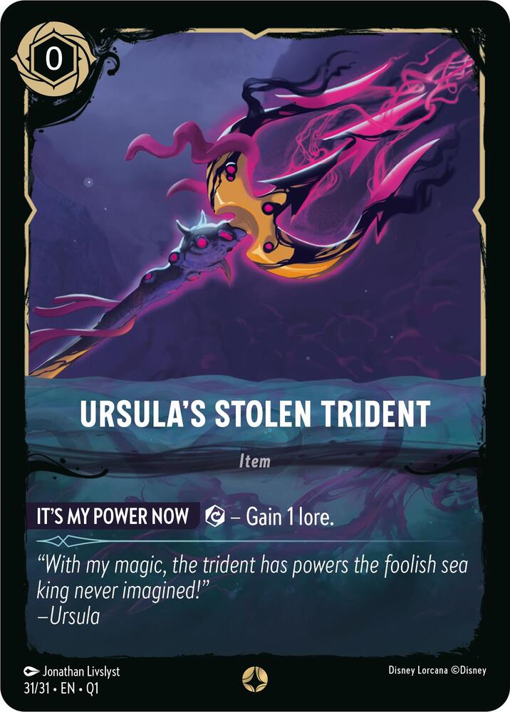Ursula's Stolen Trident 31/31 card from Illumineer's Quest: Deep Trouble