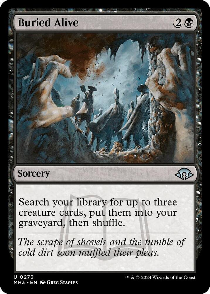 Buried Alive 273 card from Modern Horizons 3