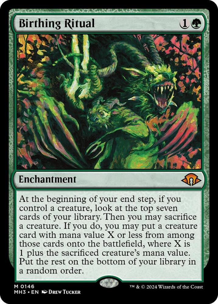Birthing Ritual 146 card from Modern Horizons 3