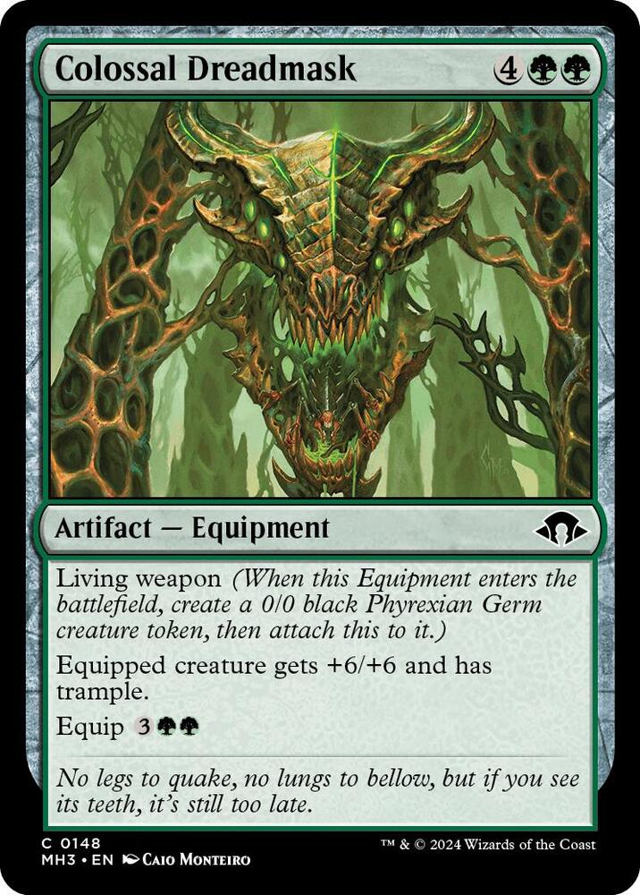Colossal Dreadmask 148 card from Modern Horizons 3